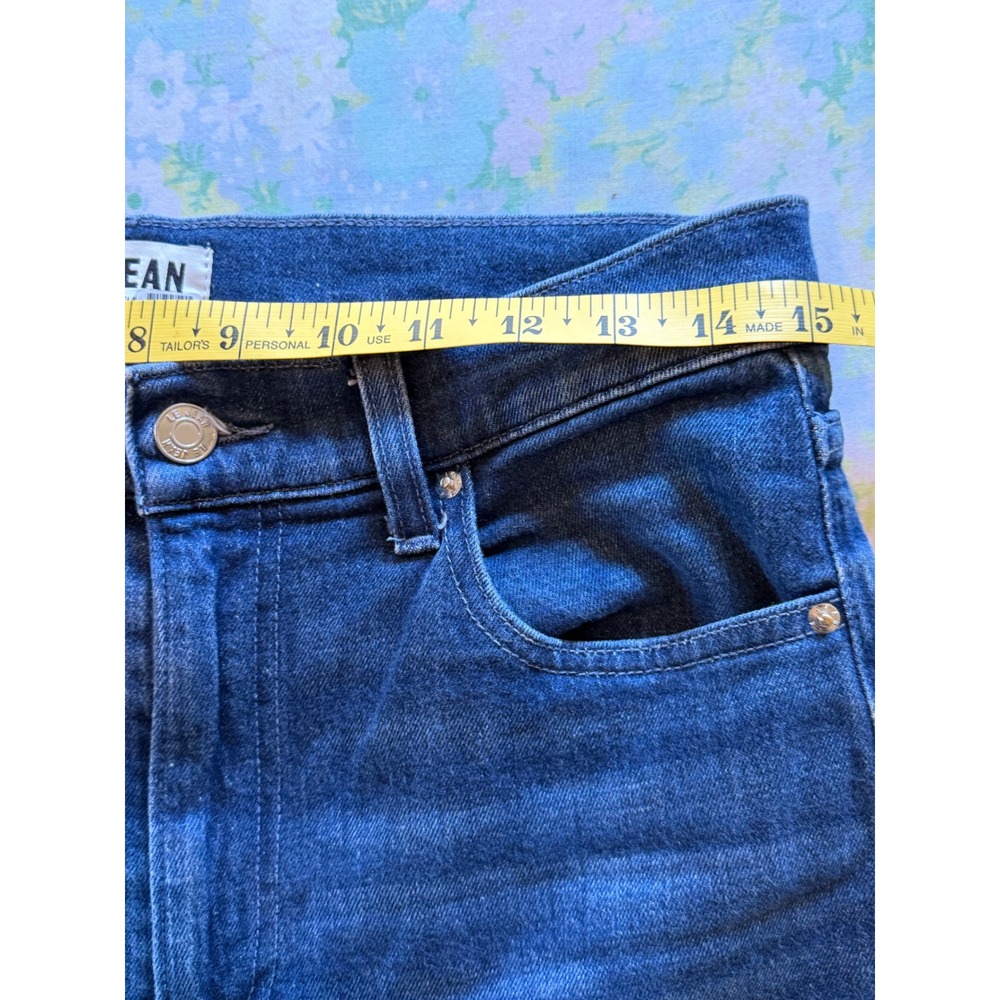 Le Jean | Column Jean Wide Leg Dark Wash Size 28/6 Classic Denim Indigo - Picture 13 of 16